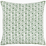 Indira Sage Pillow by John Robshaw at Fig Linens and Home - 1