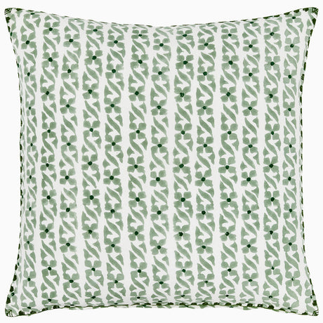 Indira Sage Pillow by John Robshaw at Fig Linens and Home - 1