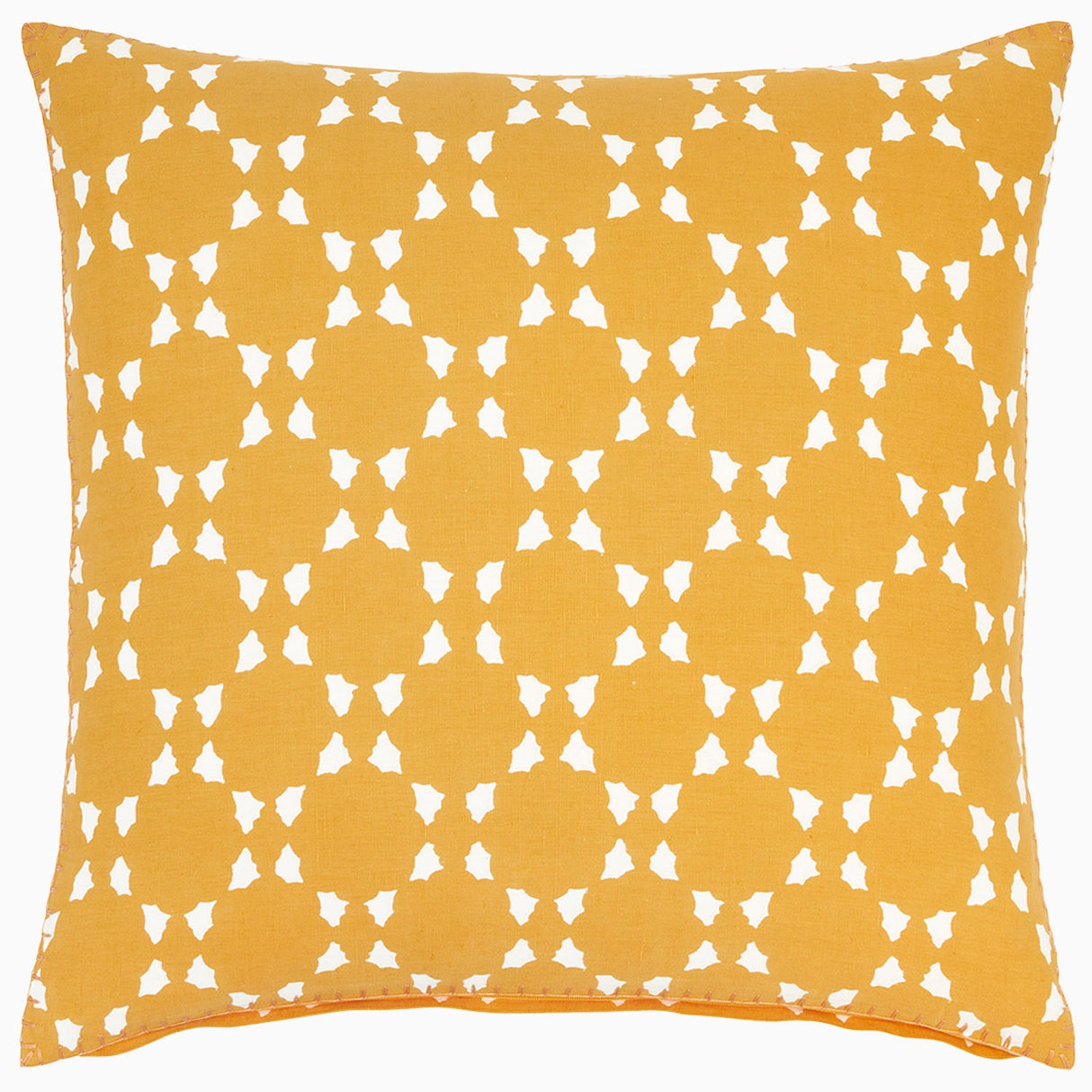Lata Marigold Pillow by John Robshaw at Fig Linens and Home - View 1