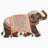 Pinky Elephant on the Move Pillow by John Robshaw at Fig Linens and Home - 1