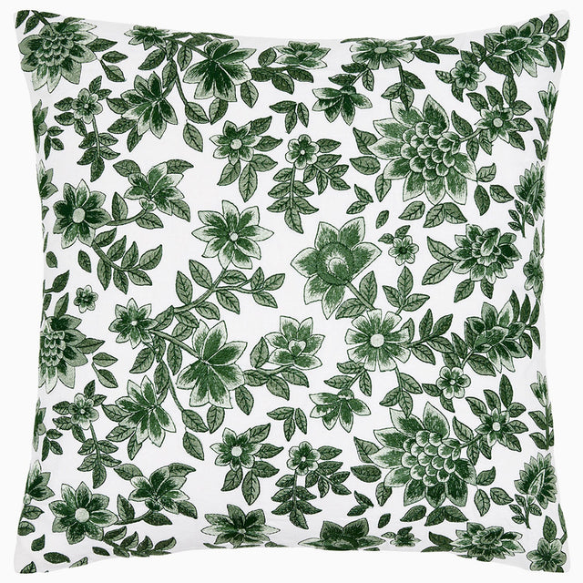 Rachana Sage Pillow by John Robshaw at Fig Linens and Home - 1