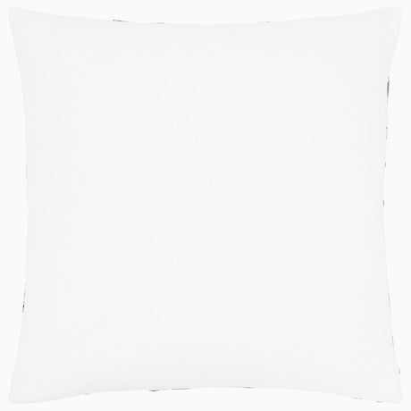 Rachana Sage Pillow by John Robshaw at Fig Linens and Home - Back of Pillow 2
