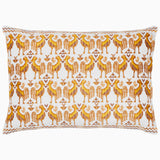 Usha Marigold Pillow by John Robshaw at Fig Linens and Home - 1