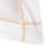 Sham Corner Detail - Yves Delorme Athena Dune Bedding - Organic Cotton at Fig Linens and Home