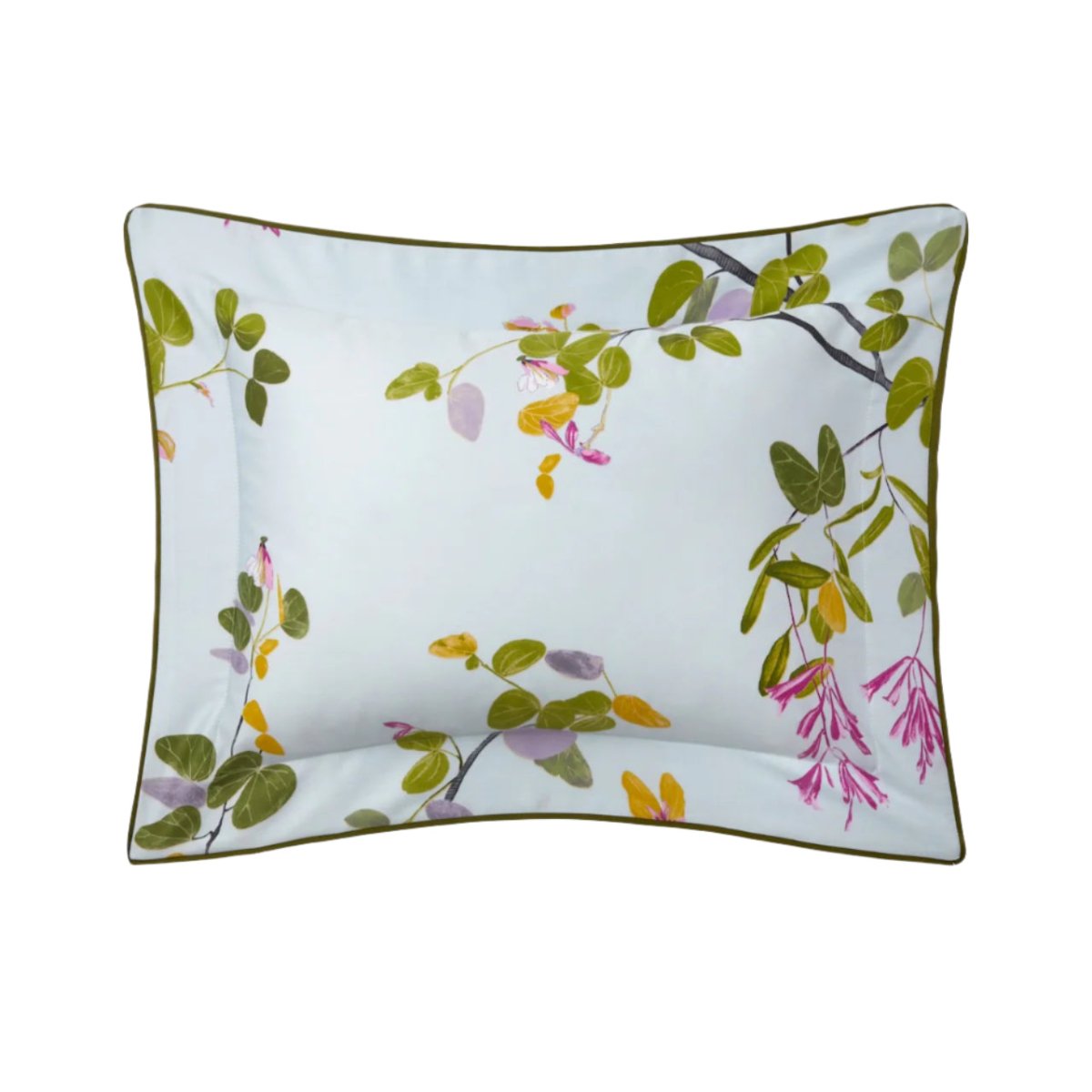 Yves Delorme Luciole Organic Cotton Pillow Sham at Fig Linens & Home - Front View 6