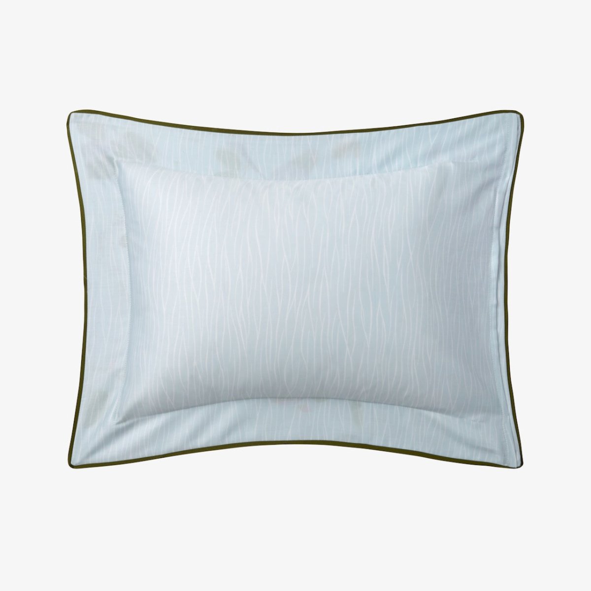 Yves Delorme Luciole Organic Cotton Pillow Sham at Fig Linens & Home - Reverse View 3