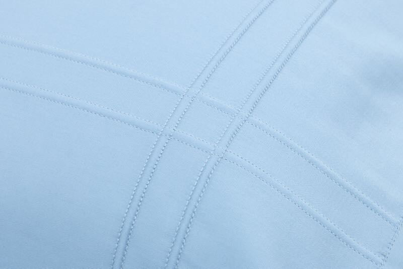 Detail case Duvet Adagio Pastel Bedding by Yves Delorme Couture at Fig Linens and Home