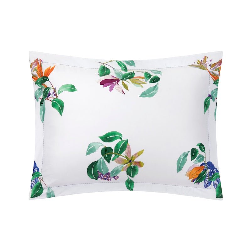 Pillow Sham Front View - Yves Delorme Parfum Bedding - Organic Cotton at Fig Linens and Home
