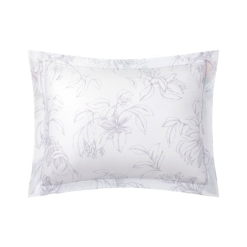 Pillow Sham Reverse - Yves Delorme Parfum Bedding - Organic Cotton at Fig Linens and Home
