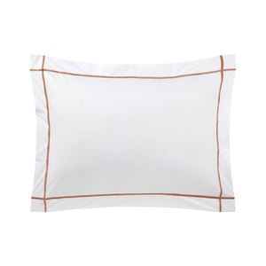 Pillowcase - Yves Delorme Organic Athena Sienna Cotton Percale Bedding