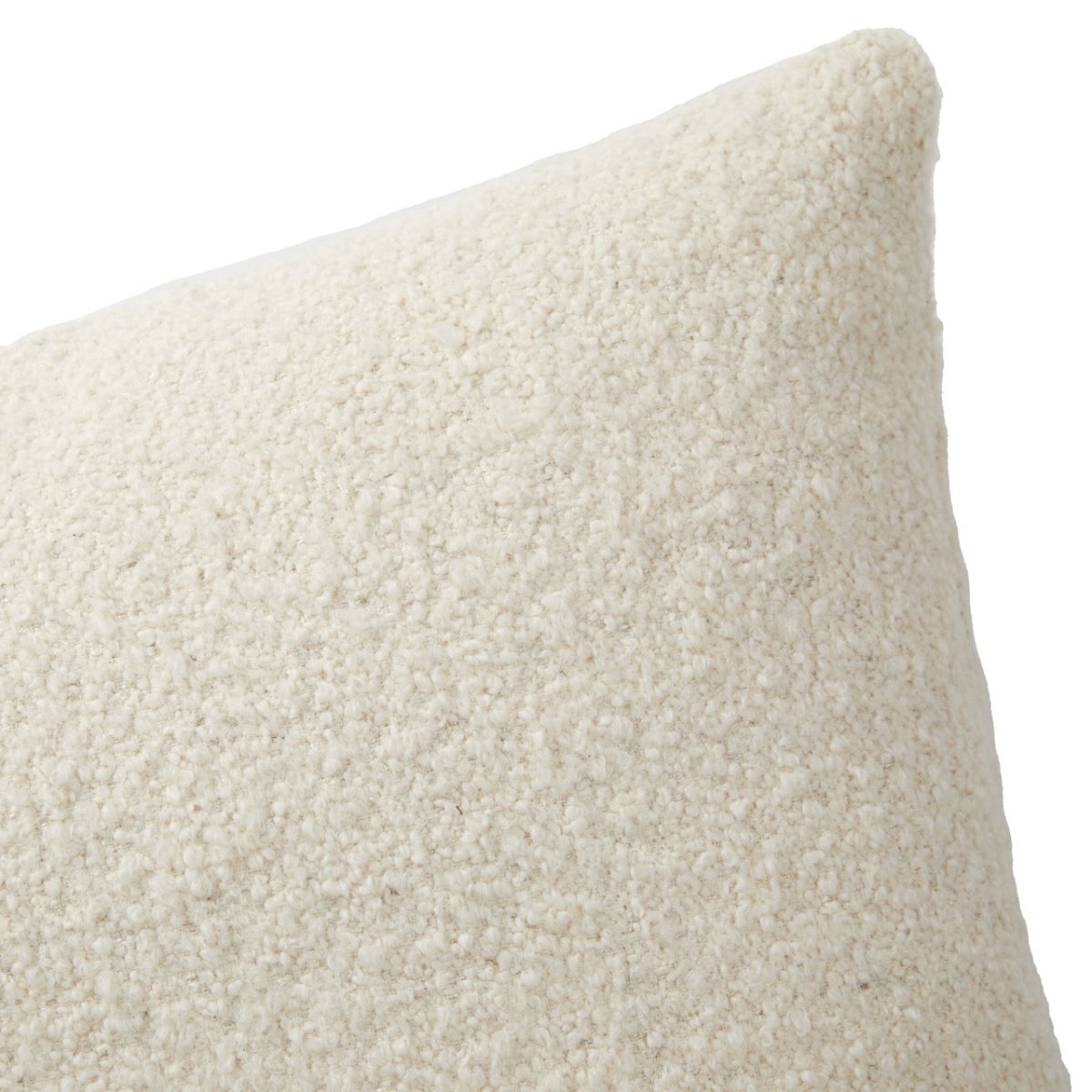 Pillows 13 x 22 Naturel Bouclette Yves Delorme Decoration Bouclette 3 at Fig Linens and Home