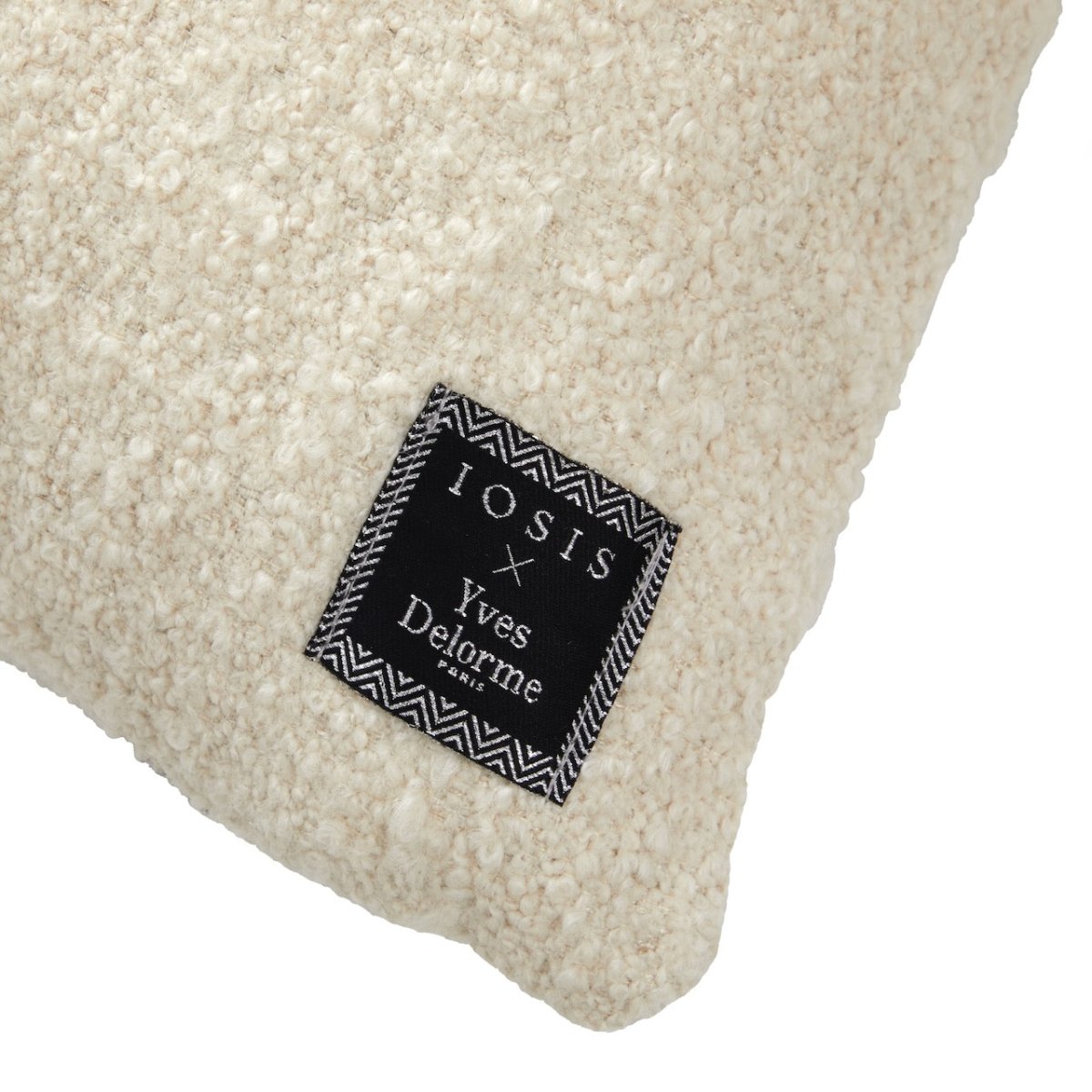 Pillows 13 x 22 Naturel Bouclette Yves Delorme Decoration Bouclette 6 at Fig Linens and Home