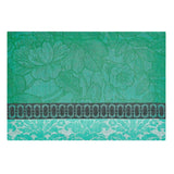 escapade tropicale green placemat by le jacquard français 2