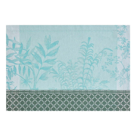Placemat - Jardin d'eden blue placemat by le jacquard français | Table Linens at Fig Linens and Home
