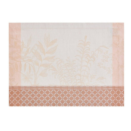 Placemat - Jardin d'eden beige table linens by le jacquard français at Fig Linens and Home