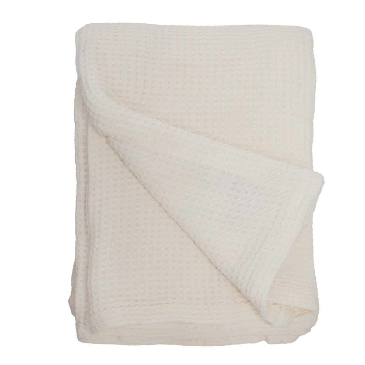 Twin Blanket - Balboa Ivory Blanket - Pom Pom at Home at Fig Linens & Home