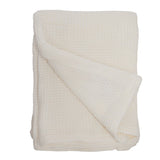Twin Blanket - Balboa Ivory Blanket - Pom Pom at Home at Fig Linens & Home