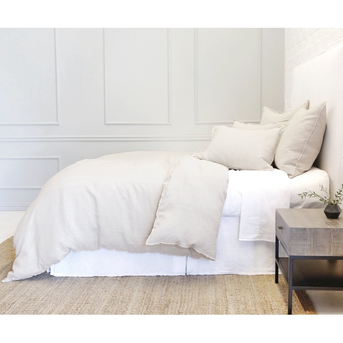 Pom Pom at Home - Blair Taupe Linen Duvet Collection | Fig Linens and Home