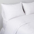 fig linens - pom pom at home - parker white duvet and shams