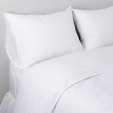 fig linens - pom pom at home - parker white duvet and shams