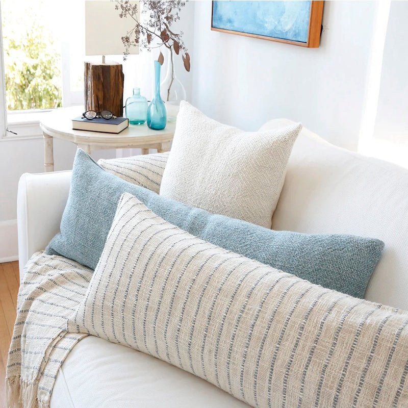 Pillows on Sofa - Jo Jo Pillow by Pom Pom at Home at Fig Linens and Home