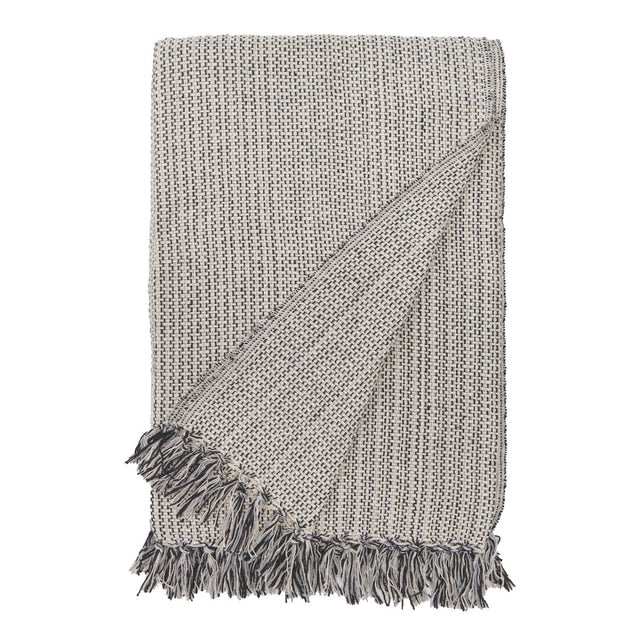 Julian Oversized Throw Blanket Charcoal by Pom Pom at Home