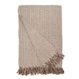 Julian Oversized Throw Blanket Walnut Brown by Pom Pom at Home