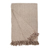 Julian Oversized Throw Blanket Walnut Brown by Pom Pom at Home