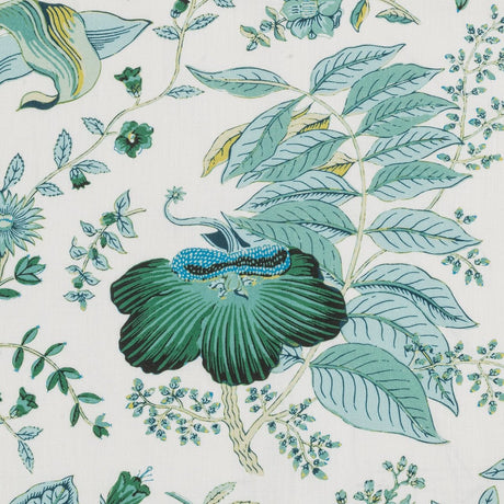 Pomegranate Emerald Fabric Swatch - Matouk Schumacher at Fig Linens and Home Westport CT