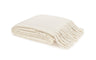 Matouk Poncho Throw Blanket in Parchment at Fig Linens and Home 1