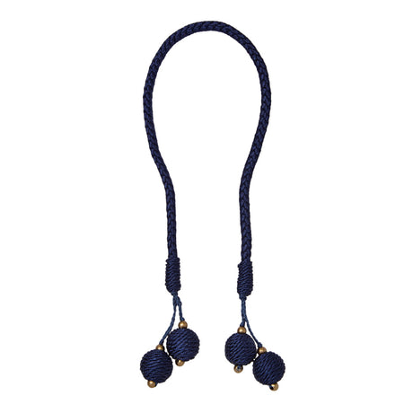 Porto Navy Napkin Ring Detail 3 | Mode Living at Fig Linens and Home