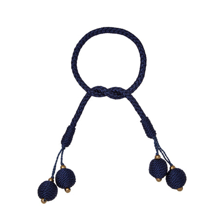 Porto Navy Napkin Ring | Mode Living at Fig Linens and Home