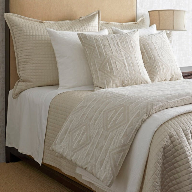 Ann Gish Prestige Throw Natural by Ann Gish - Throw 96" x 50" Natural at FIG LINENS AND HOME - 1