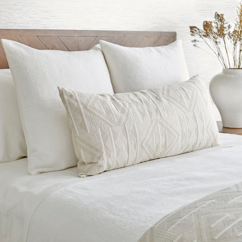 Bolster Lumbar Pillow - Prestige Throw Pillows Natural by Ann Gish