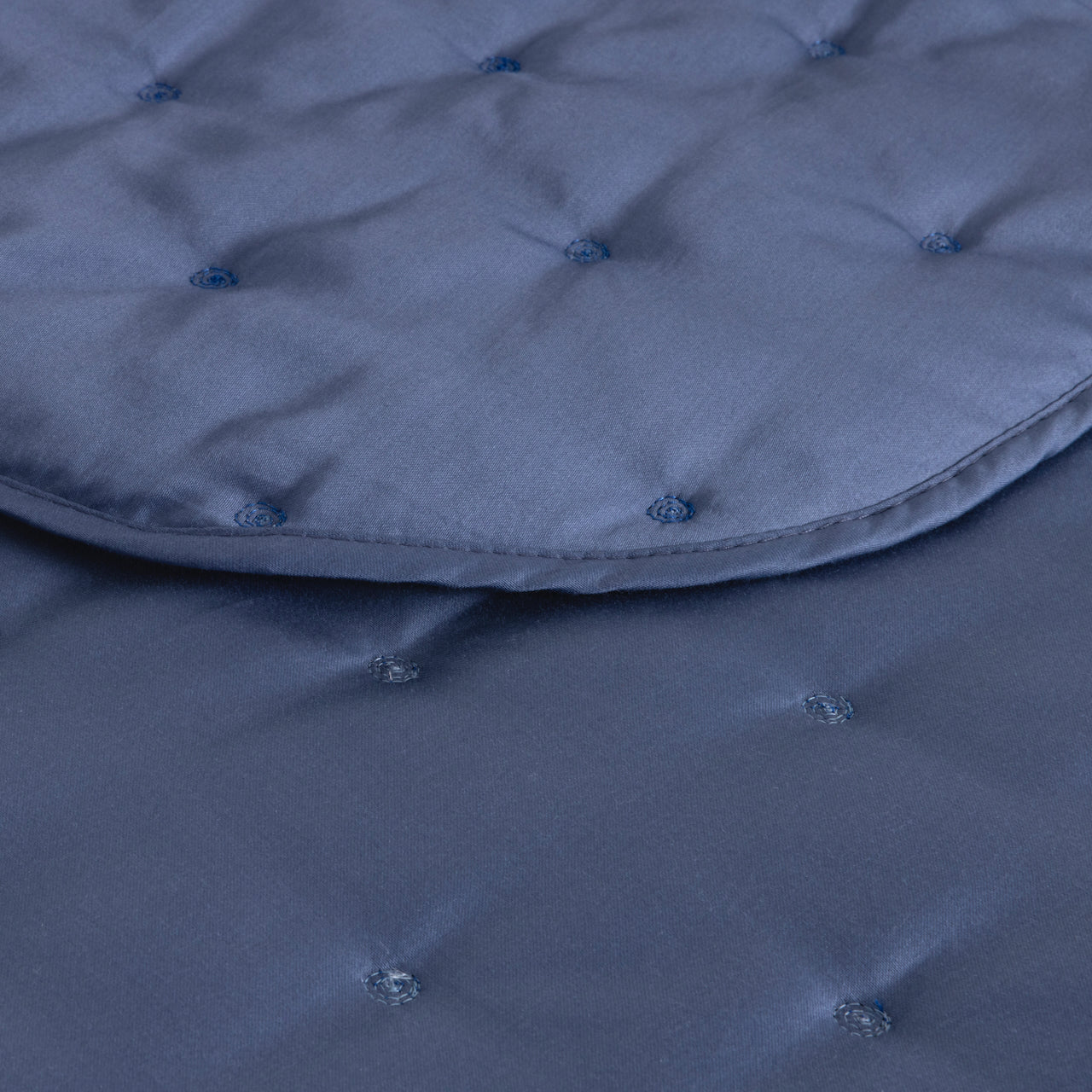 Triomphe Outremer Quilted Coverlet by Yves Delorme
