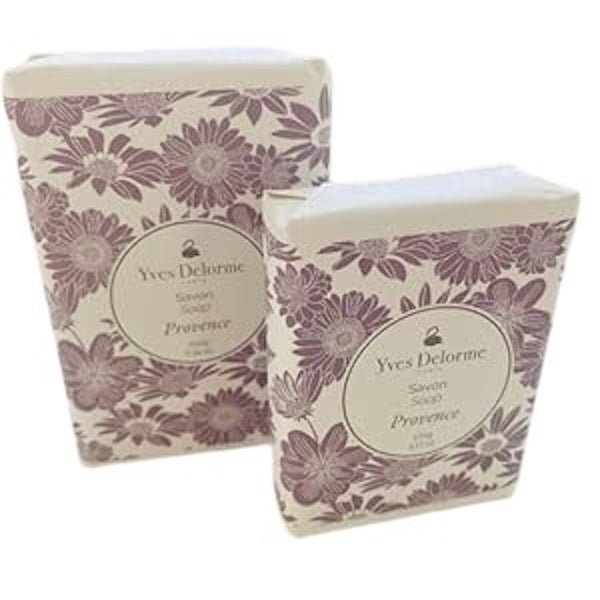 Yves Delorme Soap - French Provence Lavande Bar Soap at Fig Linens and Home Westport CT