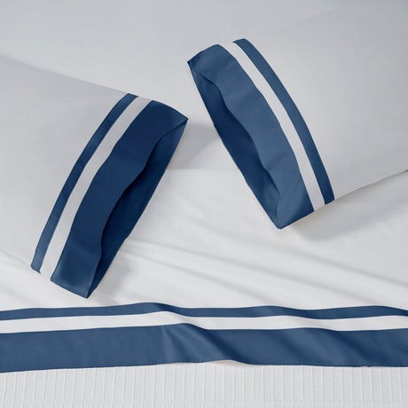 Stella Organic Cotton Percale Flat Sheet by Orchids Lux Home