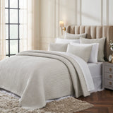 Charlton Cotton Jersey Channel Quilt by Orchids Lux Home - Melange Mist View 2