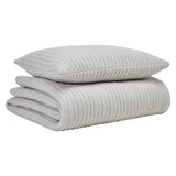 Charlton Cotton Jersey Channel Quilt by Orchids Lux Home - Melange Mist View 5
