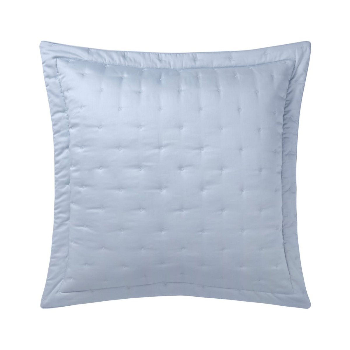 Quilted Pillow case 26 x 26 Celeste - Triomphe by Yves Delorme - Triomphe Celeste