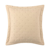 Euro Sham - Yves Delorme Triomphe Quilted Bedding in Dune - Organic Cotton Bedding