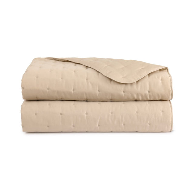 Quilt - Yves Delorme Triomphe Quilt in Dune - Organic Cotton Bedding at Fig Linens and Home