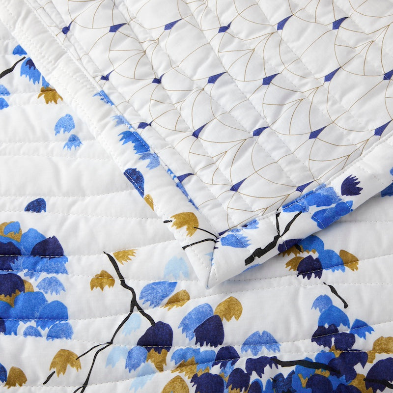 Canopee Quilt by Yves Delorme | Organic Cotton Quilted Coverlet at Fig Linens and Home