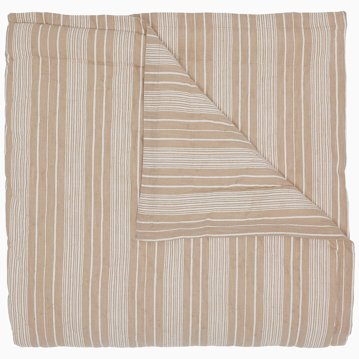 Darika White Quilt by John Robshaw at Fig Linens and Home - 1
