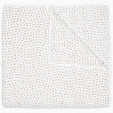 Organic Hand Stitched Coffee Quilt by John Robshaw at Fig Linens and Home - 1