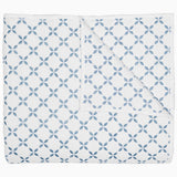 Layla Light Indigo Quilt by John Robshaw at Fig Linens and Home - 1