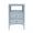 Roscoe Light Blue Side Table | Worlds Away Nightstand - Front View - Fig Linens and Home