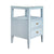 Roscoe Light Blue Side Table | Worlds Away Nightstand - Angle View - Fig Linens and Home