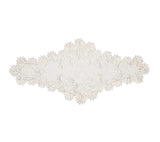 Winter Lace Silver/Crystal Table Runner | Kim Seybert at Fig Linens and Home