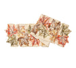 Ember Leaf Natural/Multi Table Runner | Kim Seybert at Fig Linens and Home